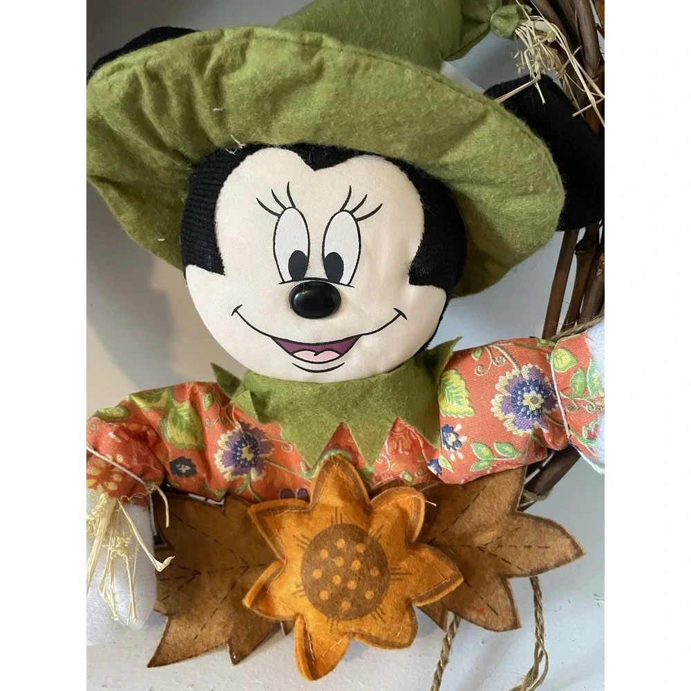 Disney Mickey Mouse Fall Harvest Halloween Wreath 12